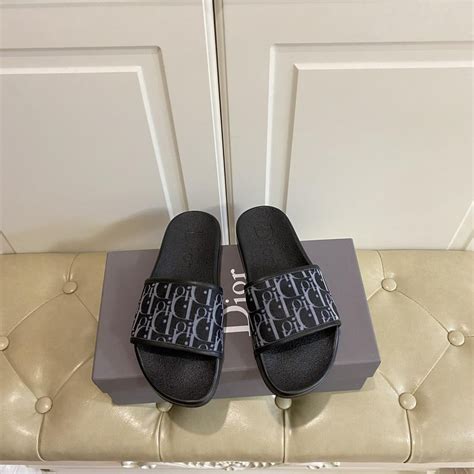 dior slides men|furry men's Dior slides.